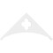 Ekena Millwork Pitch Turner Architectural Grade PVC Gable Pediment, 36"W x 18"H x 1"P (12/12) GPP036X018X100TUR - alternate 3